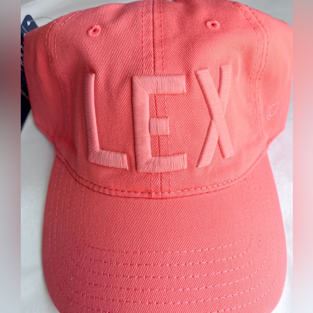 Coral LEX dad baseball hat monochromatic